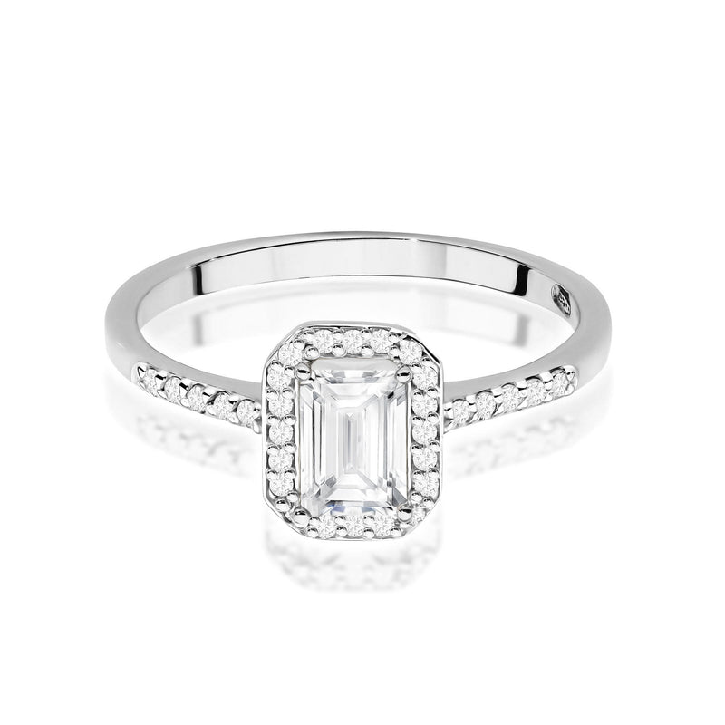 Inel Aur 9K cu Diamante de Laborator 0.79 ct, imaginea 6 din 8