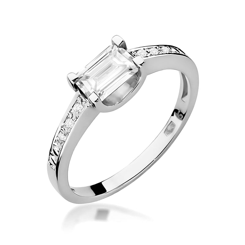 Inel Aur 9K cu Diamante de Laborator 0.63 ct, imaginea 5 din 8