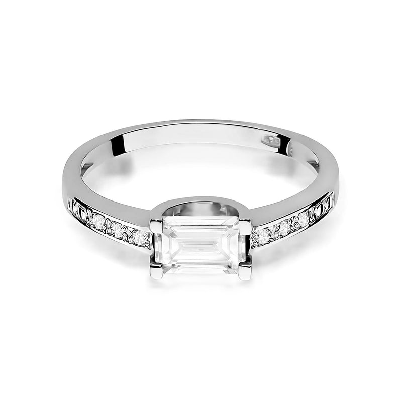 Inel Aur 9K cu Diamante de Laborator 0.63 ct, imaginea 6 din 8