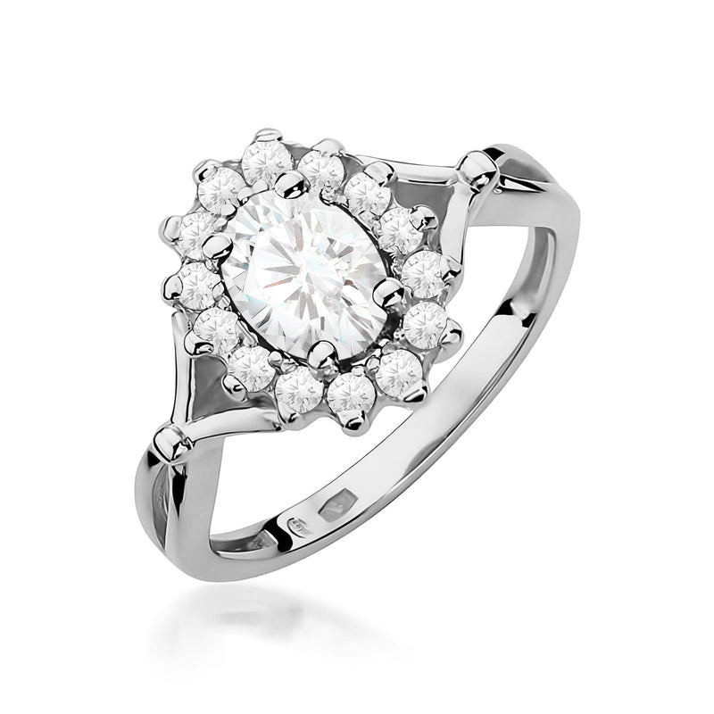 Inel Aur 9K cu Diamante de Laborator 0.98 ct, imaginea 5 din 8