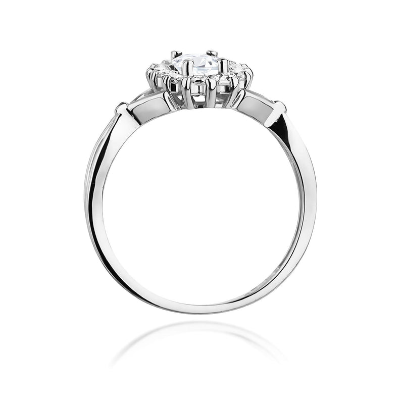 Inel Aur 9K cu Diamante de Laborator 0.98 ct, imaginea 7 din 8