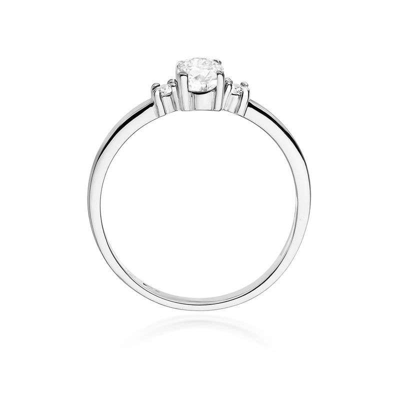 Inel Aur 9K cu Diamante de Laborator 0.48 ct, imaginea 7 din 8