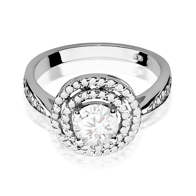 Inel Aur 9K cu Diamante de Laborator 1.12 ct, imaginea 6 din 8