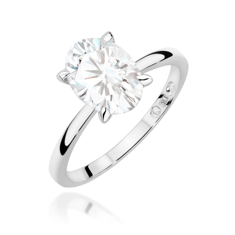 Inel Aur 9K cu Diamant de Laborator 2.00 ct, imaginea 5 din 8