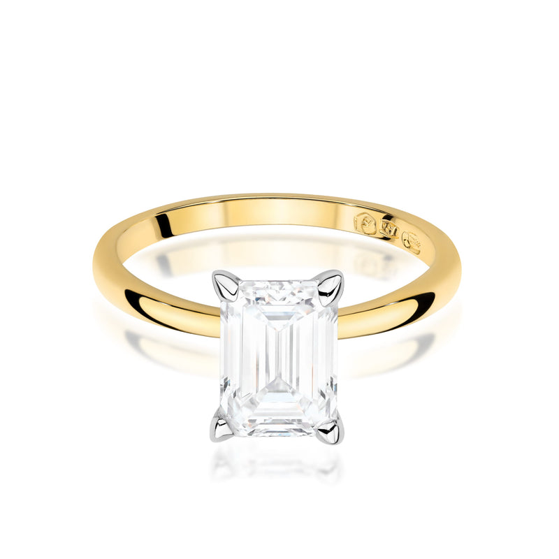 Inel Aur 9K cu Diamant de Laborator 2.00 ct, imaginea 2 din 8