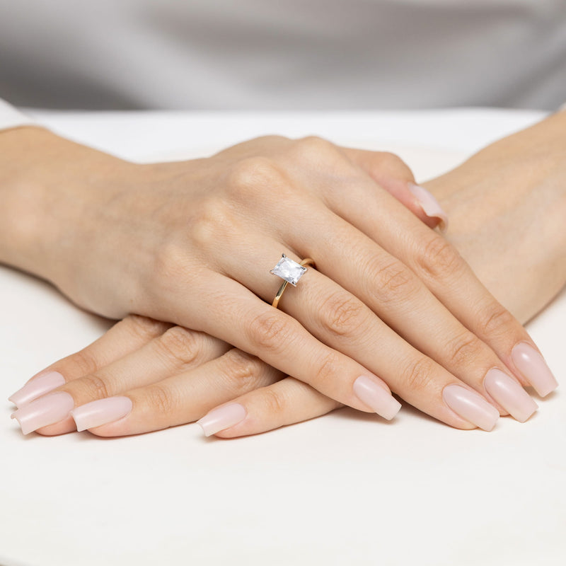 Inel Aur 9K cu Diamant de Laborator 2.00 ct, imaginea 4 din 8