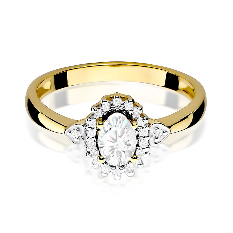 Inel Aur 9K cu Diamante de Laborator 0.50 ct, imaginea 2 din 8