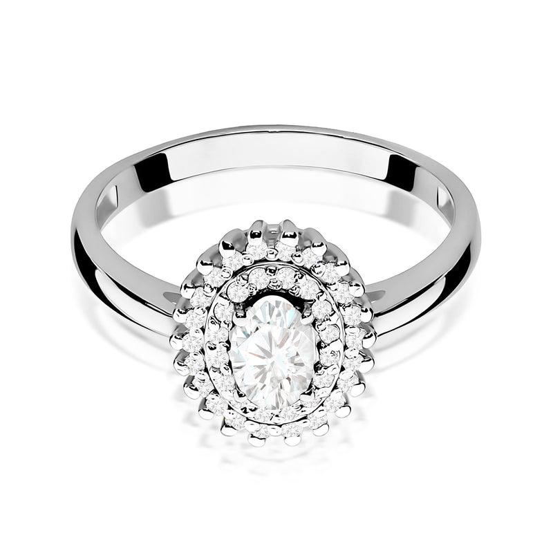 Inel Aur 9K cu Diamante de Laborator 0.59 ct, imaginea 6 din 8