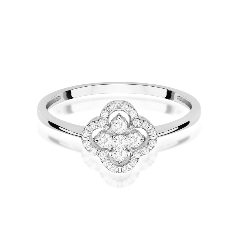 Inel Aur 9K cu Diamante Naturale 0.25 ct, imaginea 6 din 8