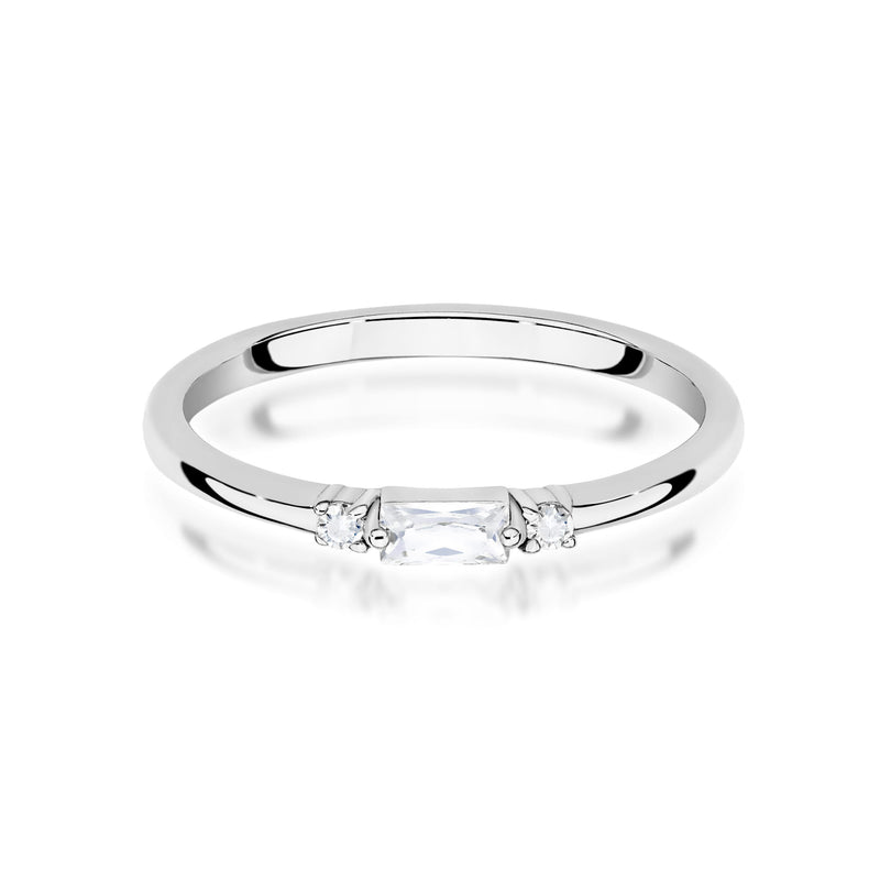 Inel Aur 9K cu Diamante Naturale 0.16 ct, imaginea 6 din 8