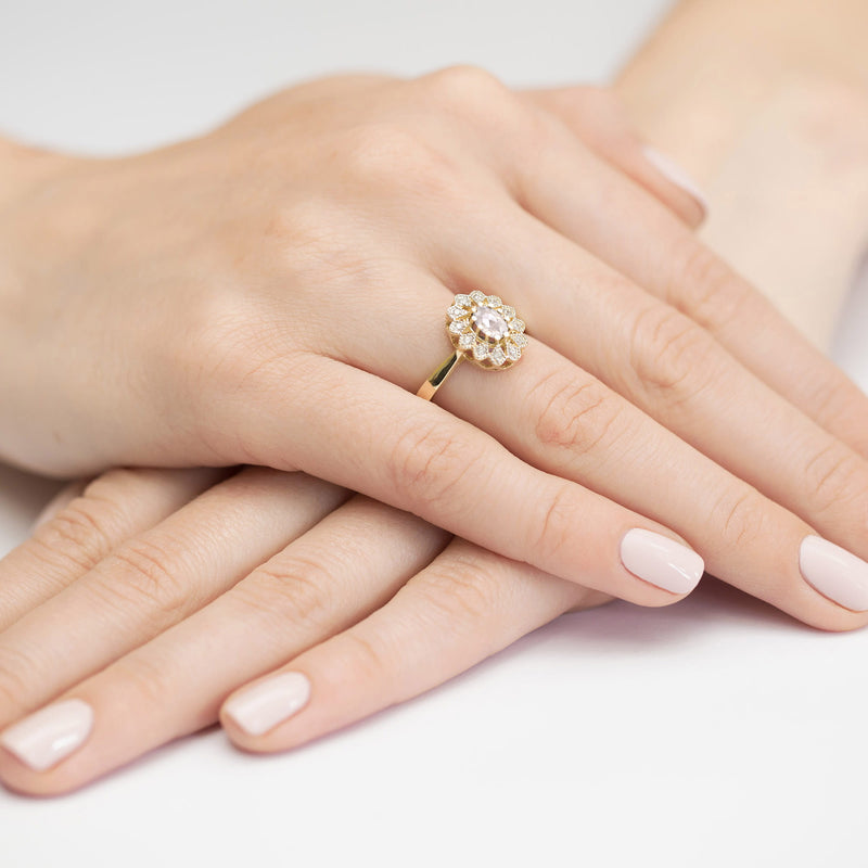 Inel Aur 9K cu Diamante de Laborator 0.50 ct, imaginea 4 din 8