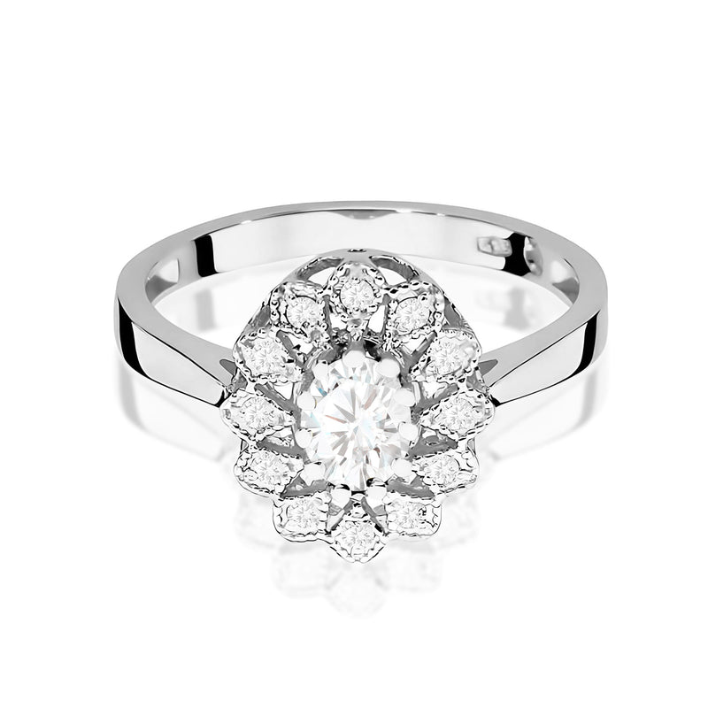 Inel Aur 9K cu Diamante de Laborator 0.50 ct, imaginea 6 din 8