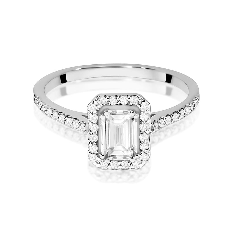 Inel Aur 9K cu Diamante de Laborator 0.79 ct, imaginea 6 din 8