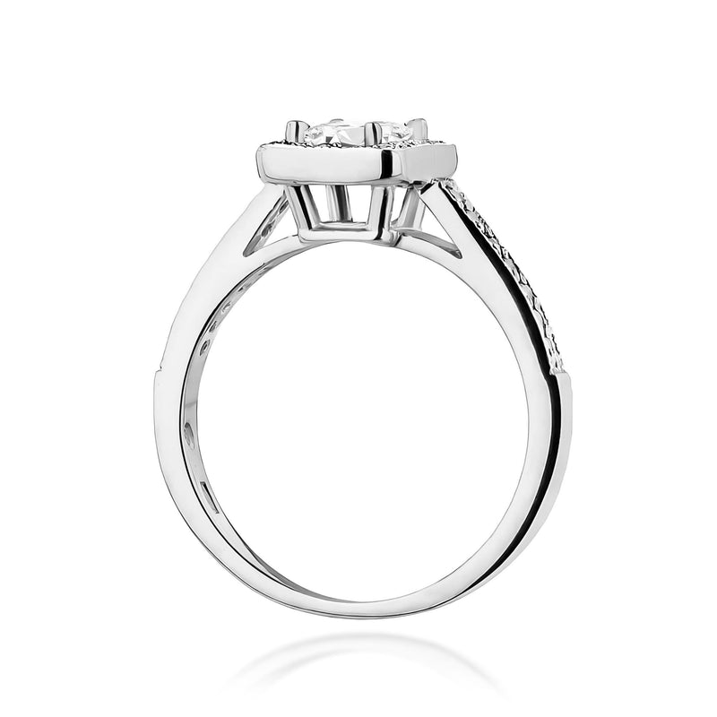 Inel Aur 9K cu Diamante de Laborator 0.79 ct, imaginea 7 din 8