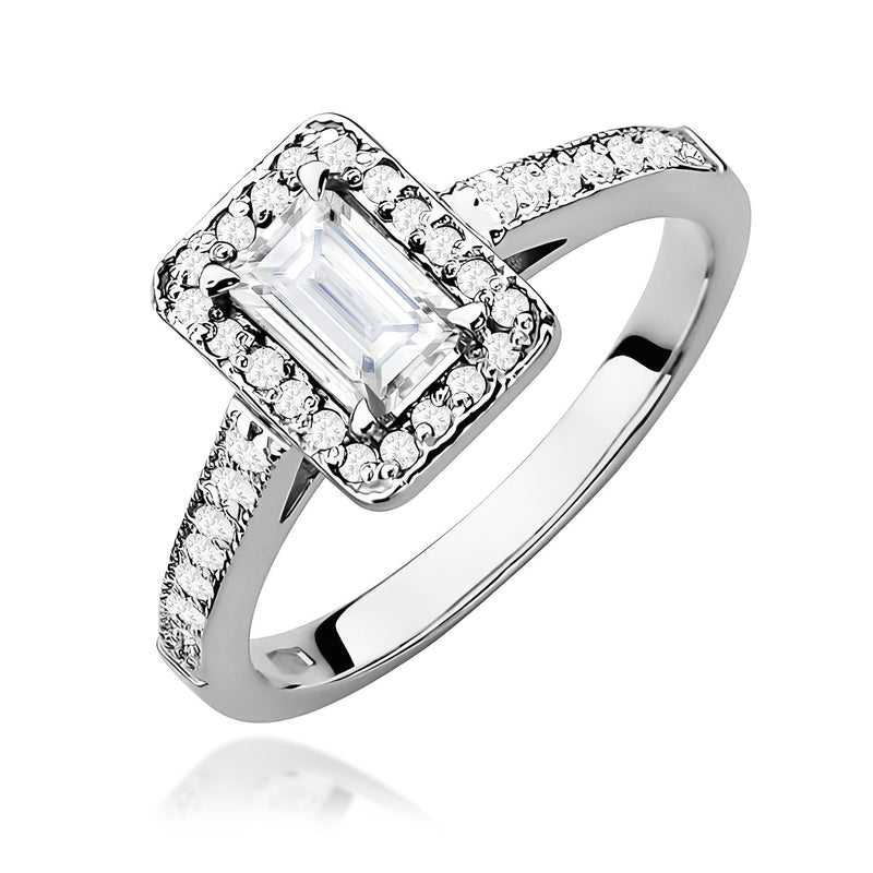 Inel Aur 9K cu Diamante de Laborator 0.82 ct, imaginea 5 din 8