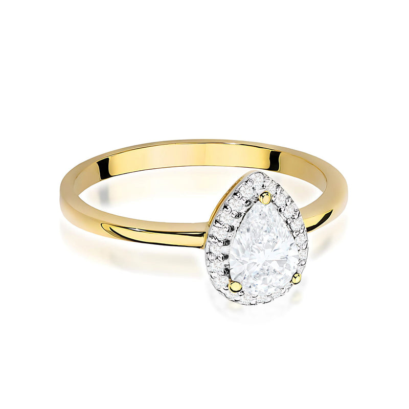 Inel Aur 9K cu Diamante de Laborator 0.75 ct, imaginea 2 din 8