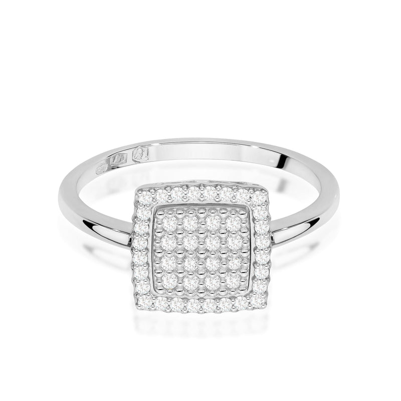 Inel Aur 9K cu Diamante Naturale 0.27 ct, imaginea 6 din 8