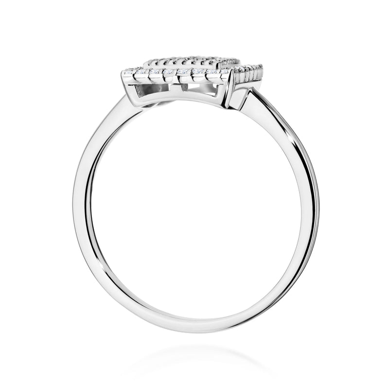 Inel Aur 9K cu Diamante Naturale 0.27 ct, imaginea 7 din 8