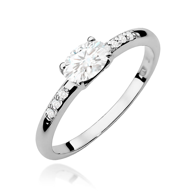 Inel Aur 9K cu Diamante de Laborator 0.43 ct, imaginea 5 din 8