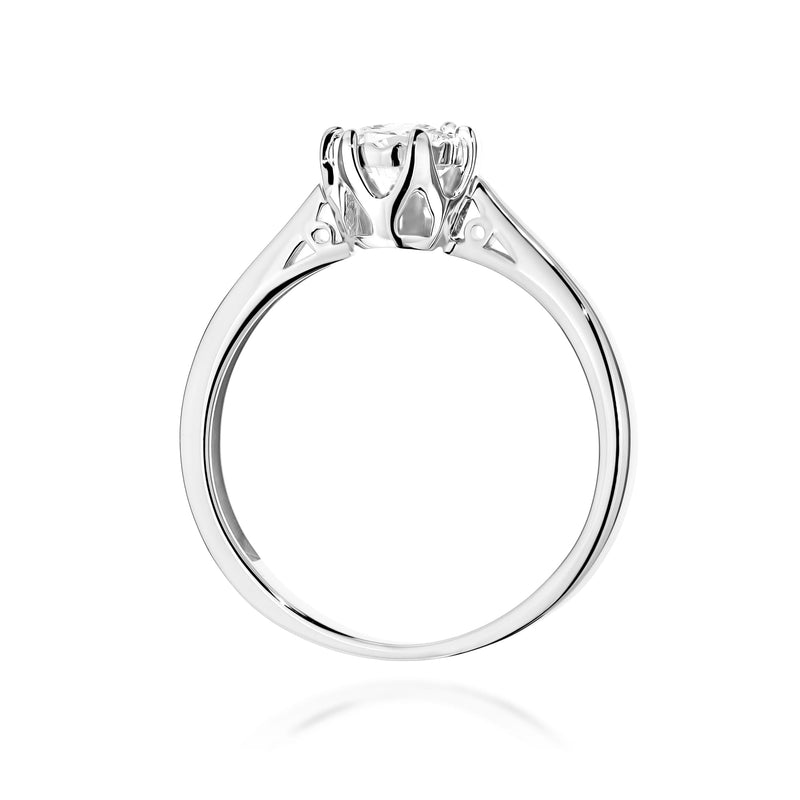 Inel Aur 9K cu Diamant de Laborator 0.25 ct, imaginea 7 din 8