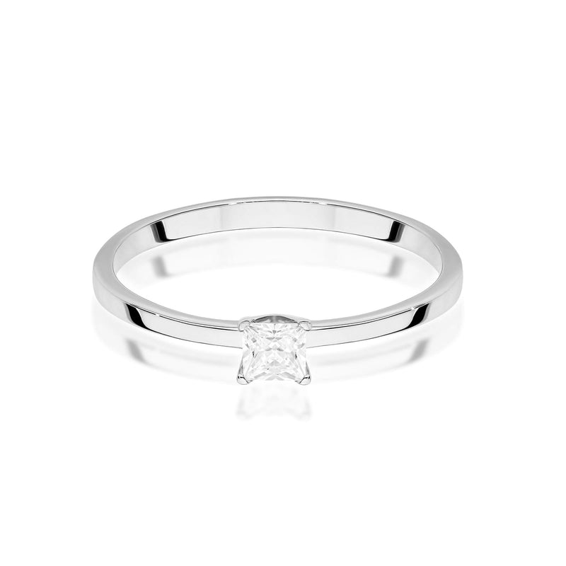 Inel Aur 9K cu Diamant de Laborator 0.15 ct, imaginea 6 din 8