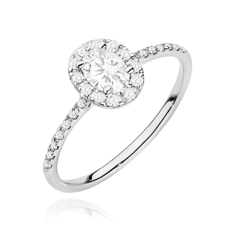 Inel Aur 9K cu Diamante de Laborator 0.47 ct, imaginea 5 din 8