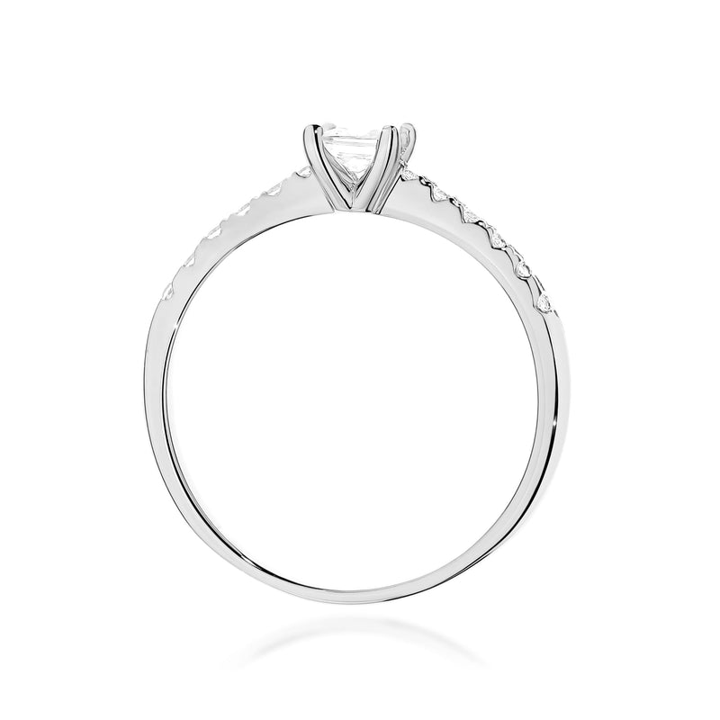 Inel Aur 9K cu Diamante de Laborator 0.40 ct, imaginea 7 din 8