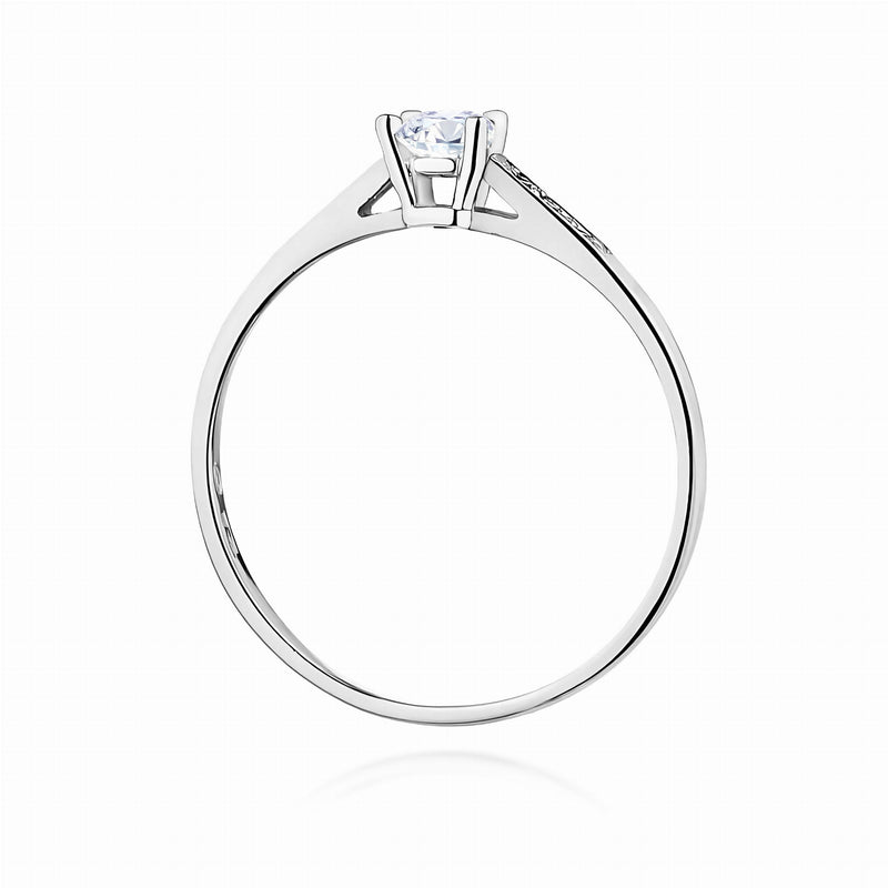 Inel Aur 9K cu Diamante de Laborator 0.21 ct, imaginea 7 din 8