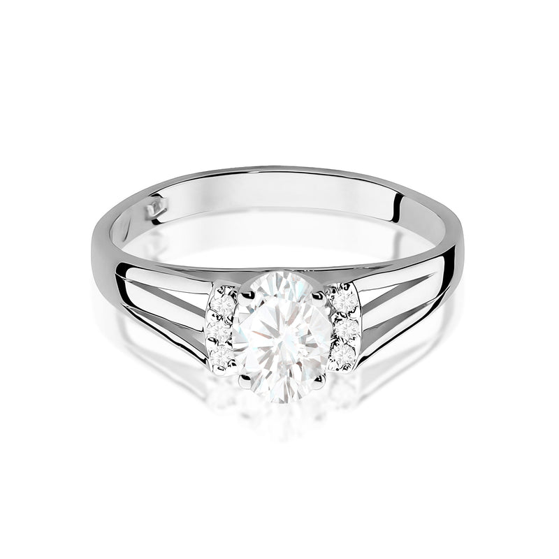Inel Aur 9K cu Diamante de Laborator 0.45 ct, imaginea 6 din 8