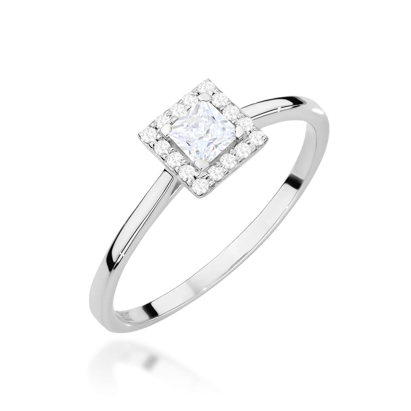 Inel Aur 9K cu Diamante de Laborator 0.23 ct, imaginea 5 din 8