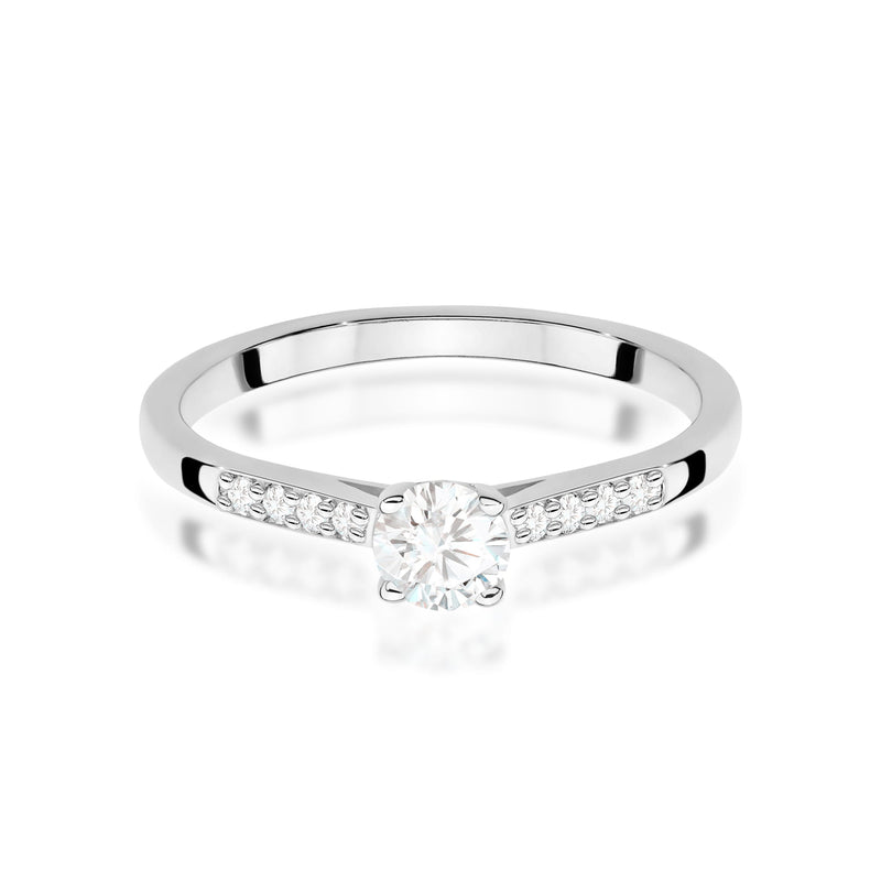 Inel Aur 9K cu Diamante de Laborator 0.32 ct, imaginea 6 din 8