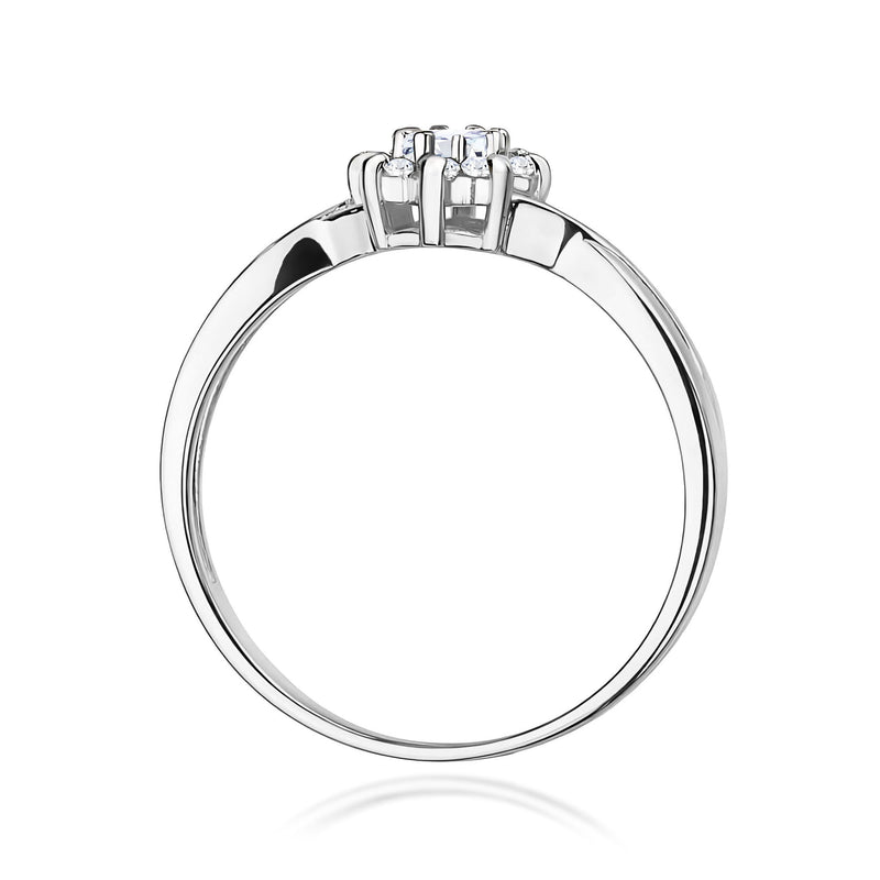 Inel Aur 9K cu Diamante de Laborator 0.22 ct, imaginea 7 din 8