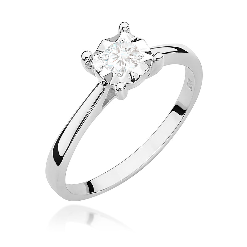 Inel Aur 9K cu Diamant de Laborator 0.20 ct, imaginea 5 din 8