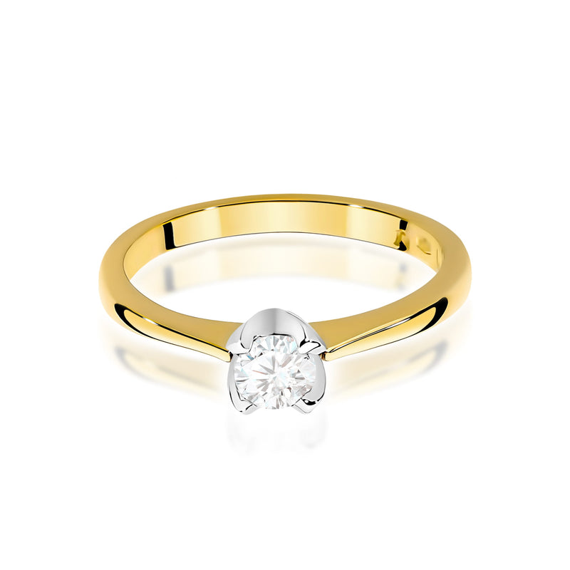 Inel Aur 9K cu Diamant de Laborator 0.30 ct, imaginea 2 din 8