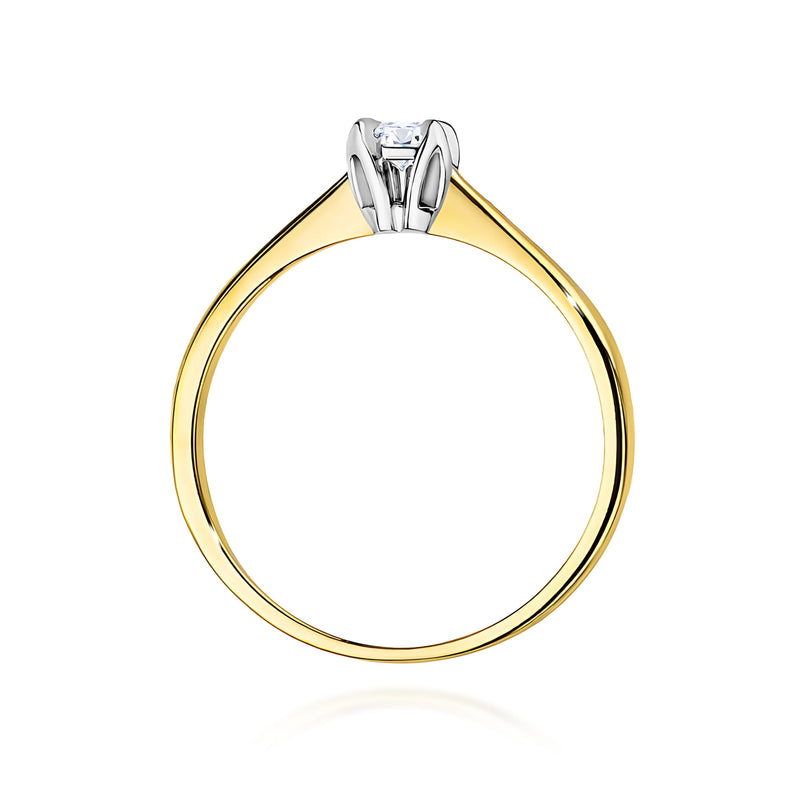 Inel Aur 9K cu Diamant de Laborator 0.30 ct, imaginea 3 din 8