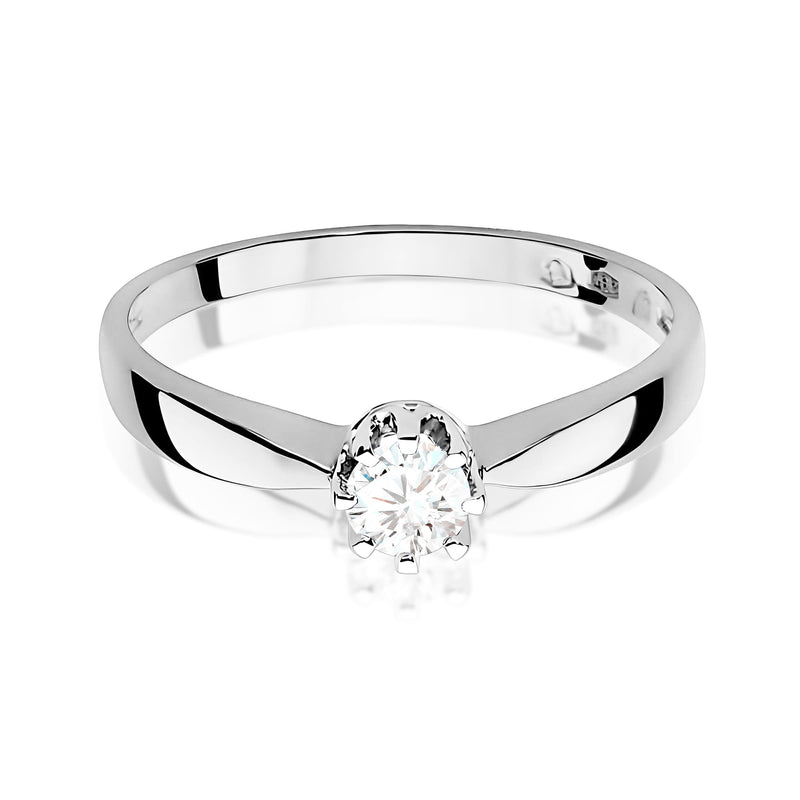 Inel Aur 9K cu Diamant de Laborator 0.15 ct, imaginea 6 din 8