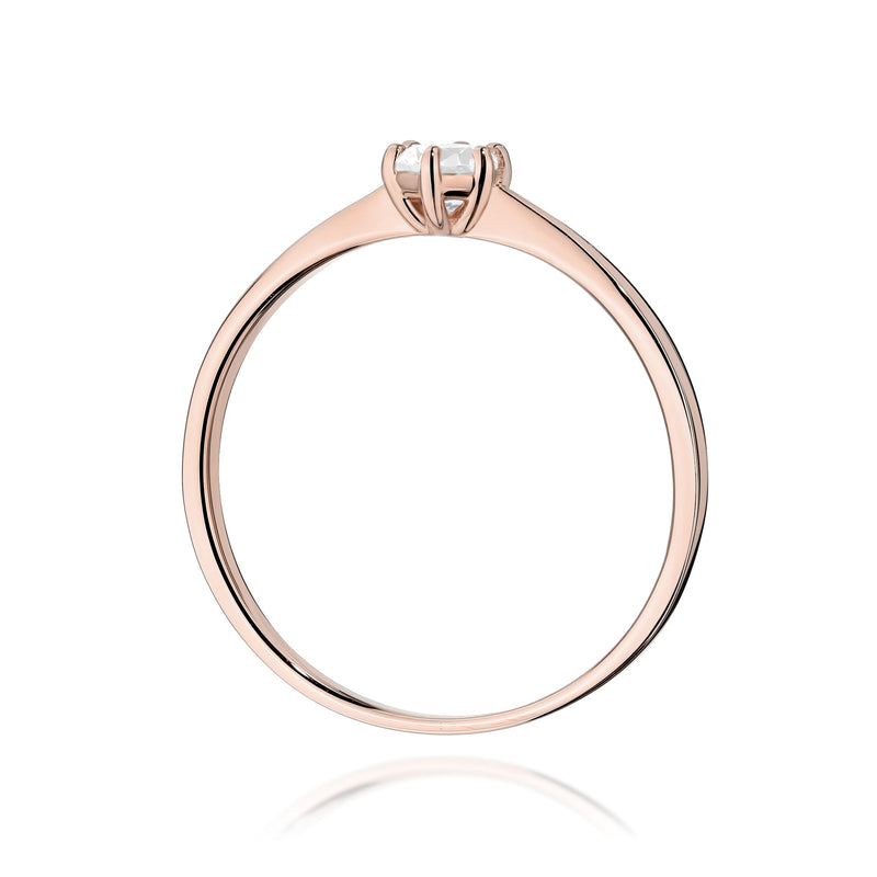 Inel Aur 14K cu Diamant de Laborator 0.20 ct, imaginea 7 din 12