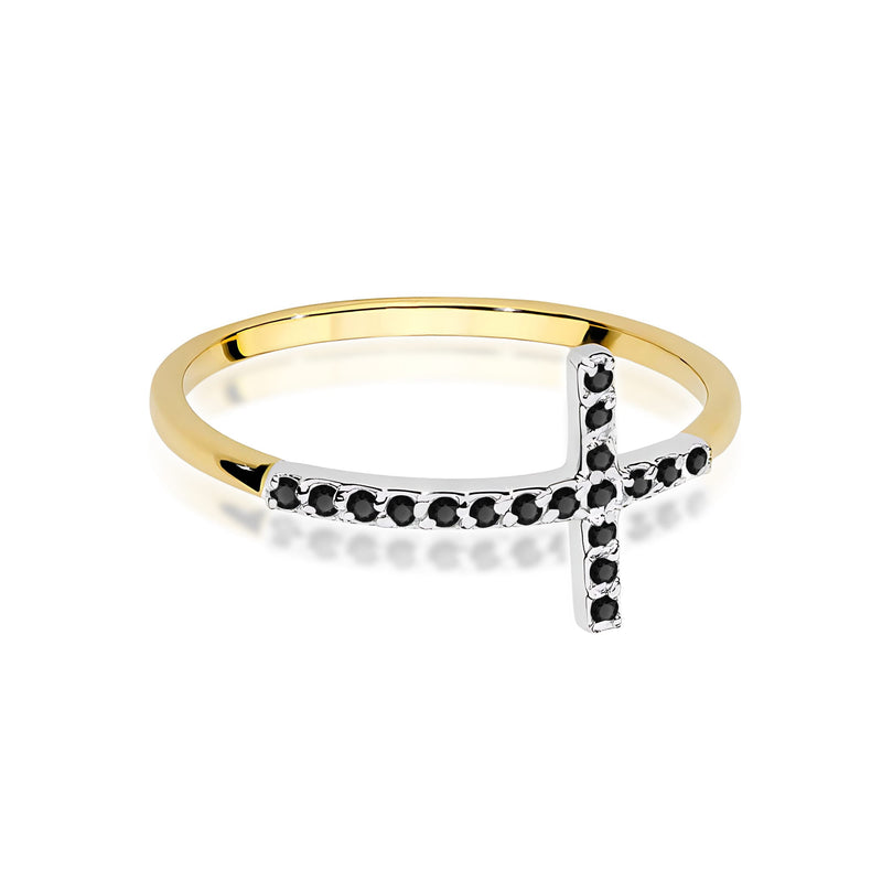 Inel Aur 9K cu Diamant Natural, imaginea 2 din 7