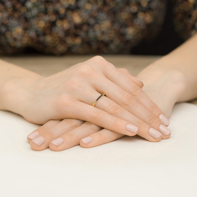 Inel Aur 9K cu Diamant Natural, imaginea 4 din 8