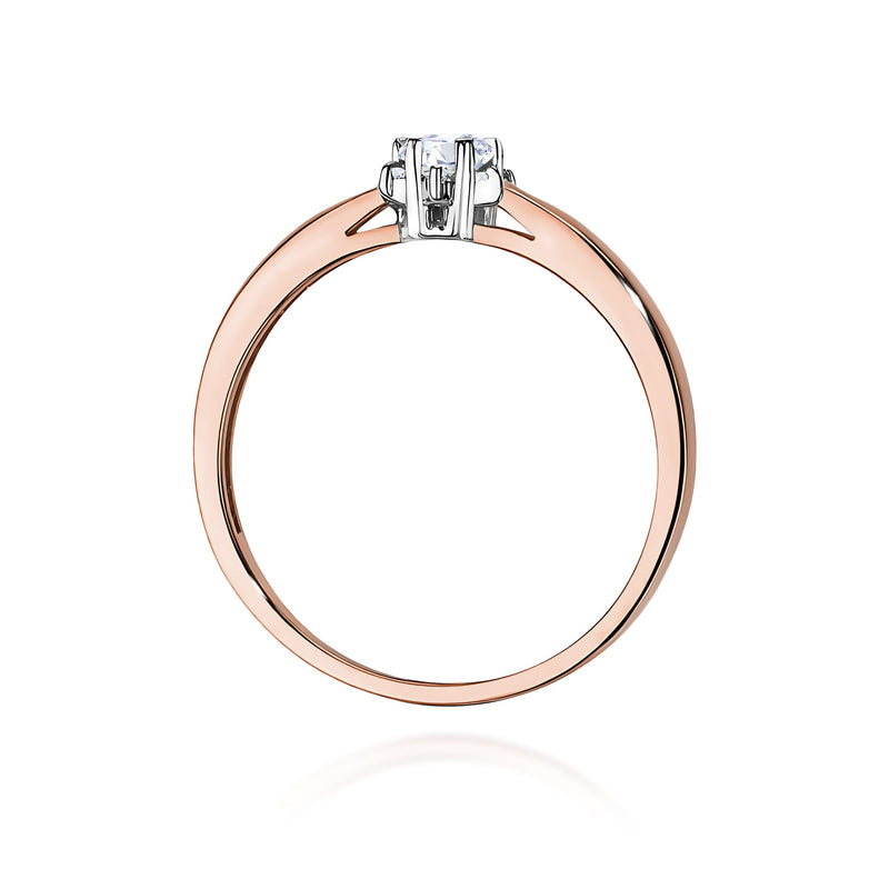 Inel Aur 14K cu Diamante de Laborator 0.15 ct, imaginea 7 din 12