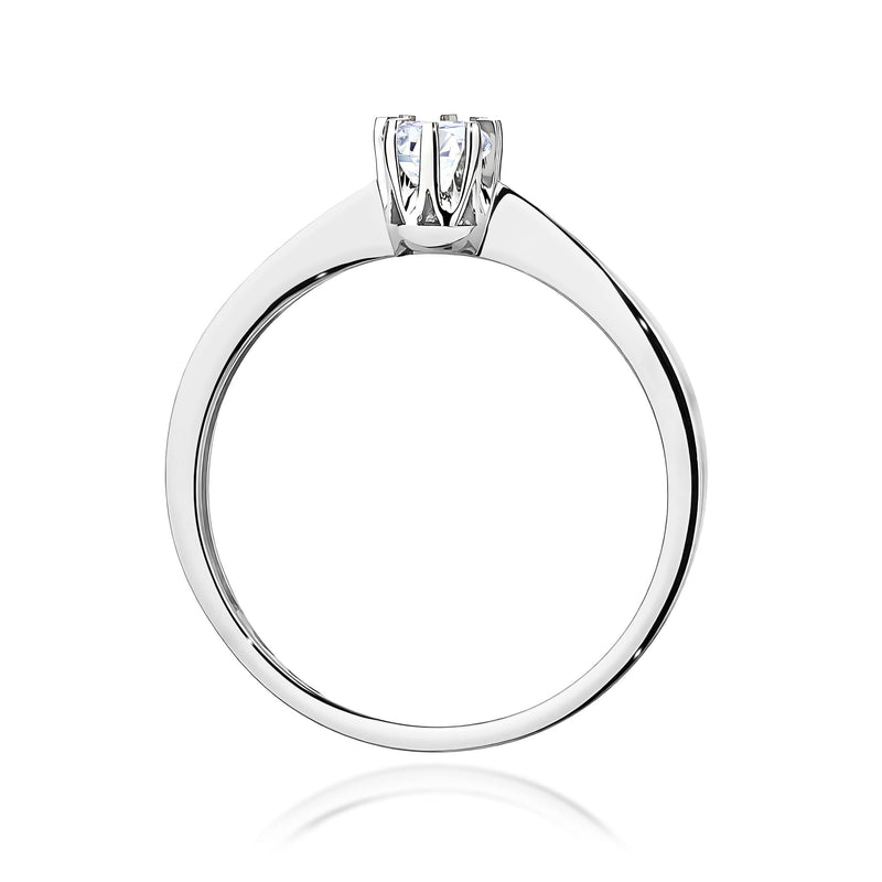Inel Aur 14K cu Diamant de Laborator 0.15 ct, imaginea 11 din 12