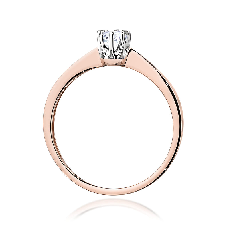 Inel Aur 14K cu Diamant de Laborator 0.15 ct, imaginea 7 din 12