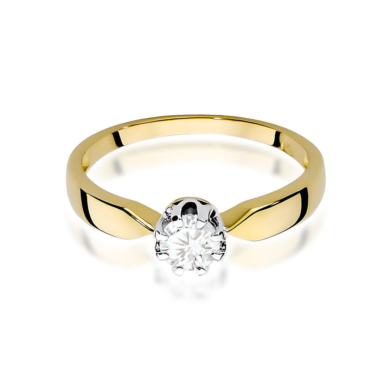 Inel Aur 14K cu Diamant de Laborator 0.40 ct, imaginea 2 din 9