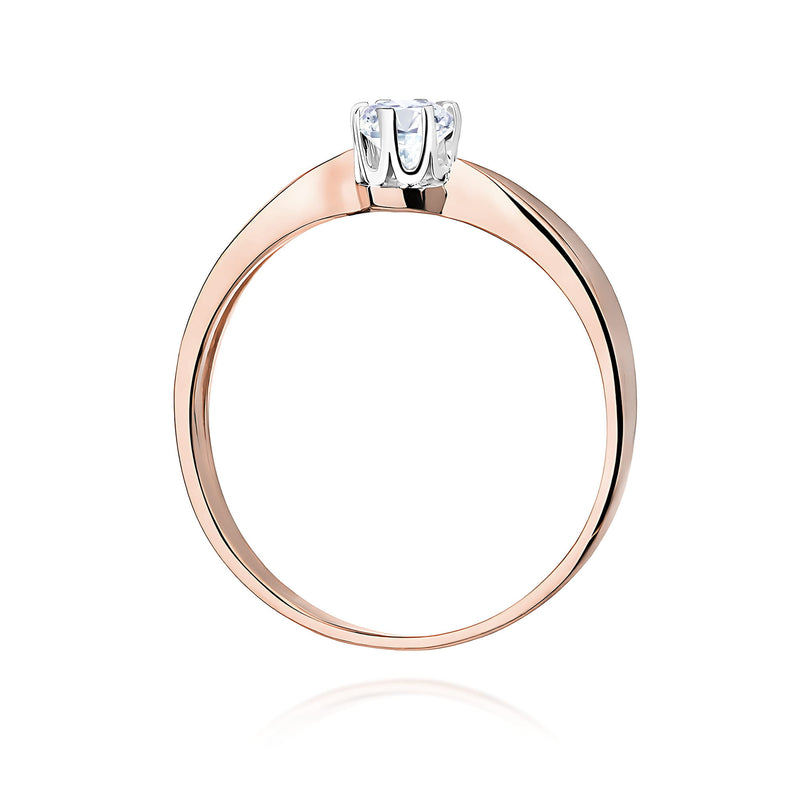Inel Aur 14K cu Diamant de Laborator 0.40 ct, imaginea 6 din 9