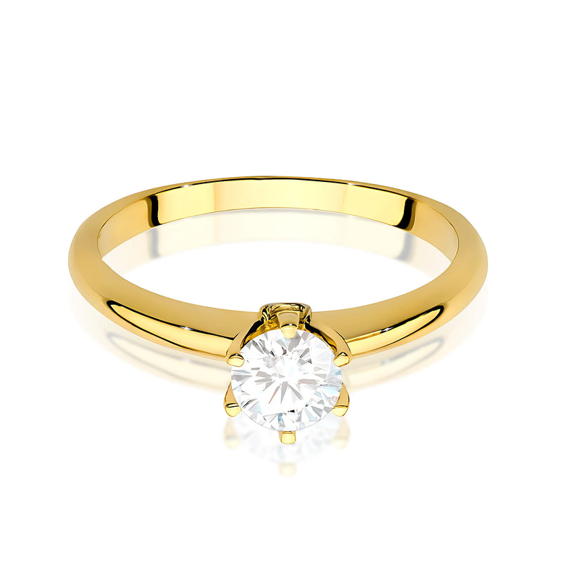 Inel Aur 14K cu Diamante de Laborator 0.54 ct, imaginea 2 din 12