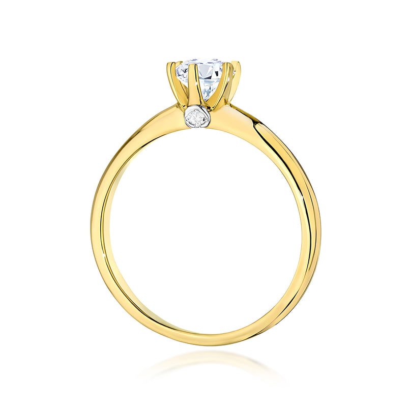 Inel Aur 14K cu Diamante de Laborator 0.54 ct, imaginea 3 din 12
