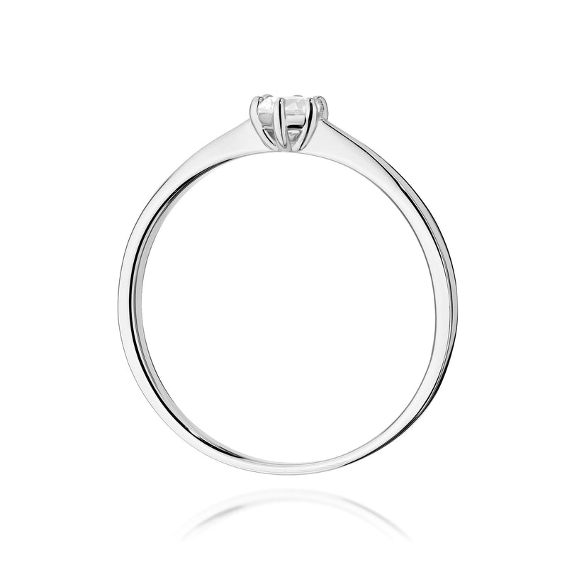 Inel Aur 14K cu Diamant de Laborator 0.15 ct, imaginea 11 din 12