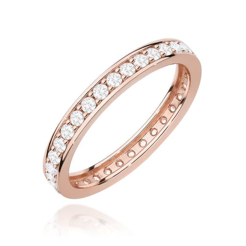 Inel Aur 14K cu Diamante Naturale 0.46 ct, imaginea 4 din 9