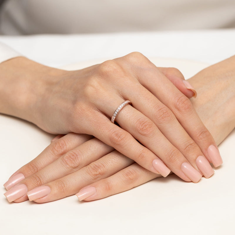Inel Aur 14K cu Diamante Naturale 0.46 ct, imaginea 6 din 9