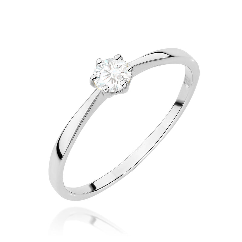 Inel Aur 9K cu Diamant de Laborator 0.20 ct, imaginea 5 din 8